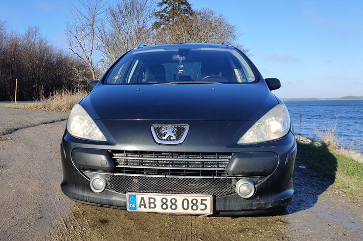 Sort Peugeot 307 fra 2006