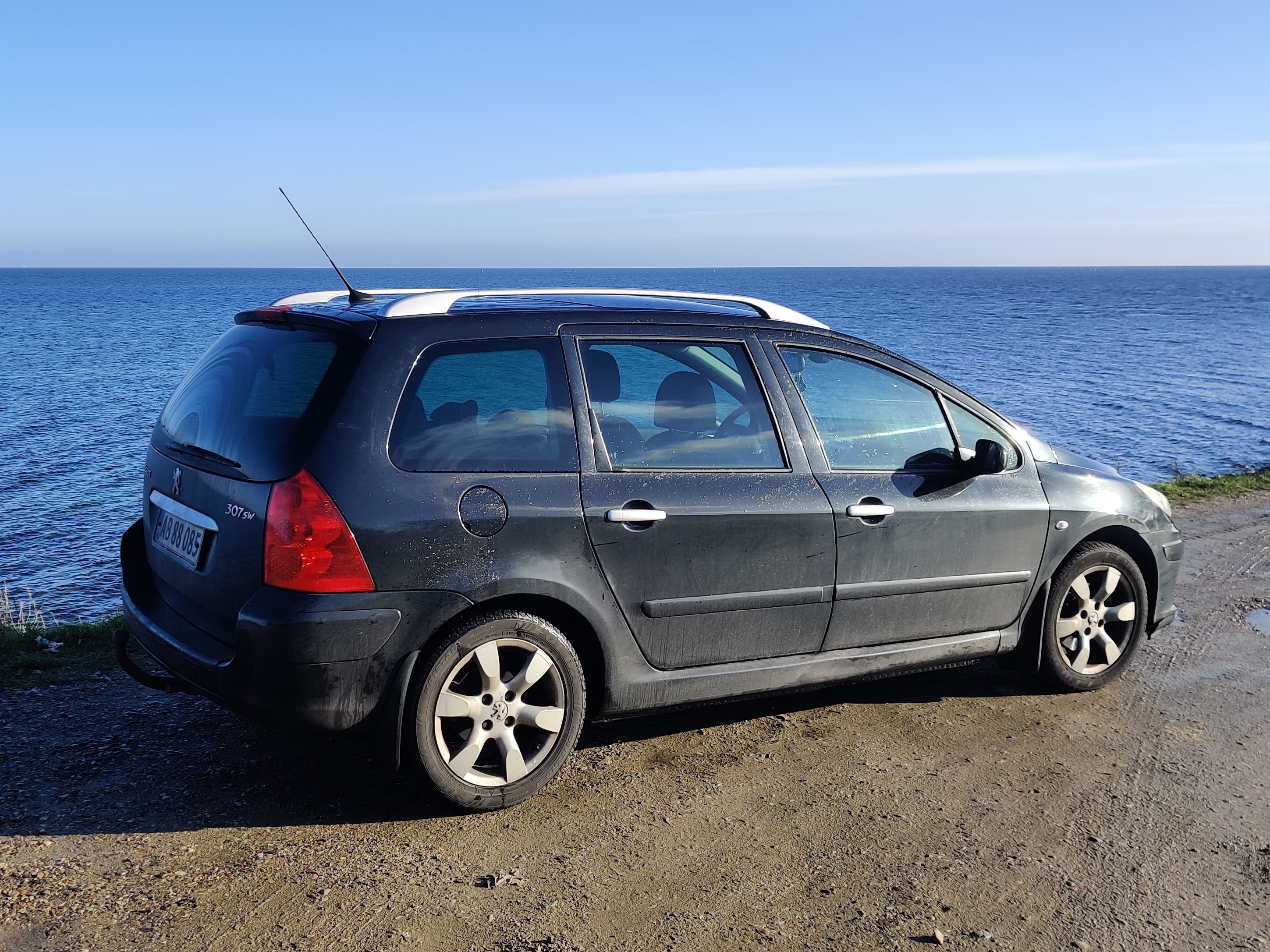 Sort Peugeot 307 fra 2006
