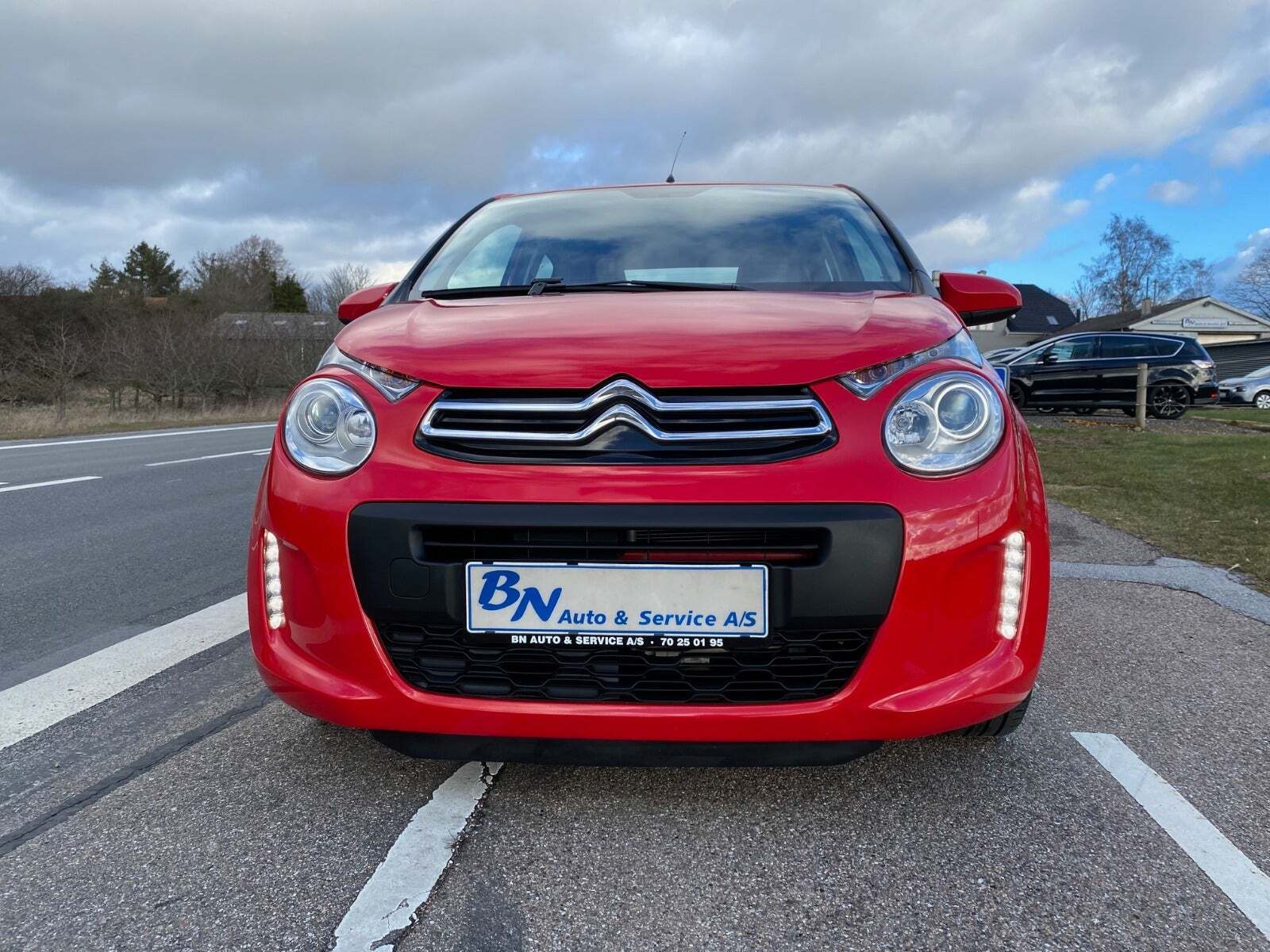 Rød Citroën C1 fra 2017