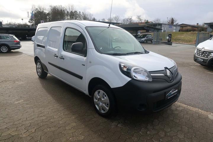Hvid Renault Kangoo fra 2018 set udefra