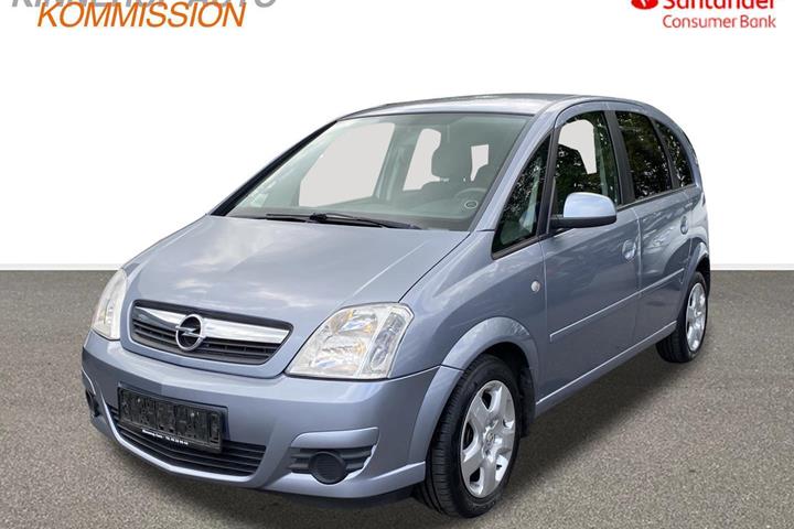 Blå Opel Meriva fra 2009