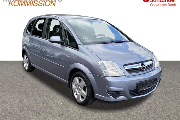 Blå Opel Meriva fra 2009
