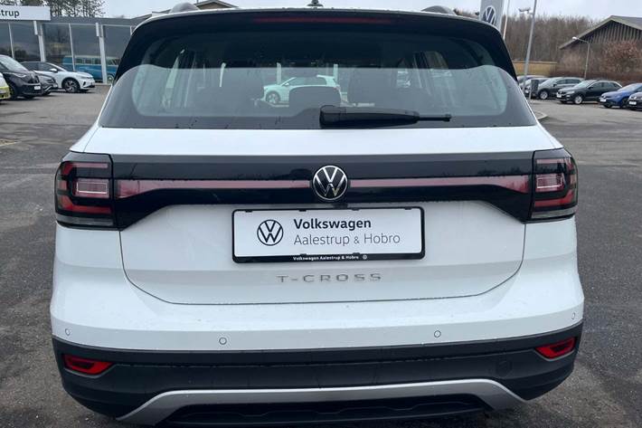 Hvid VW T-Cross fra 2022