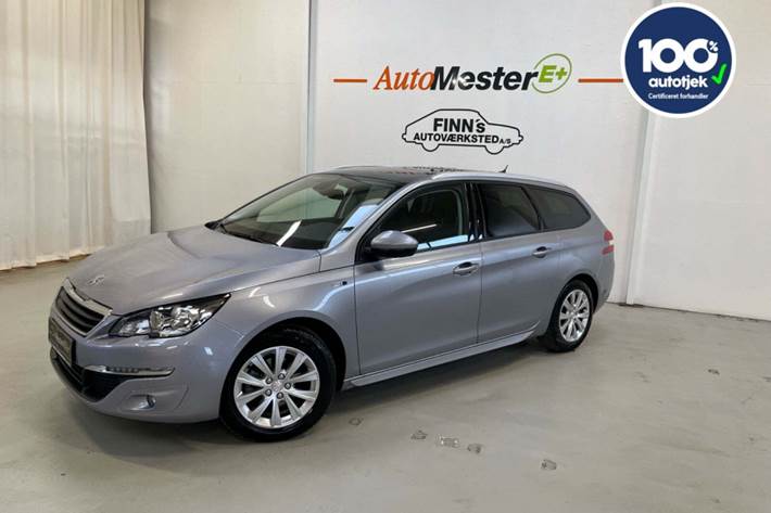 Grå Peugeot 308 fra 2017