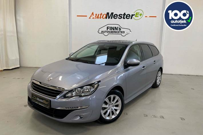 Grå Peugeot 308 fra 2017