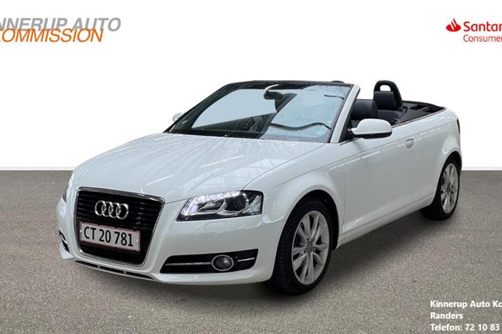 Hvid Audi A3 fra 2011
