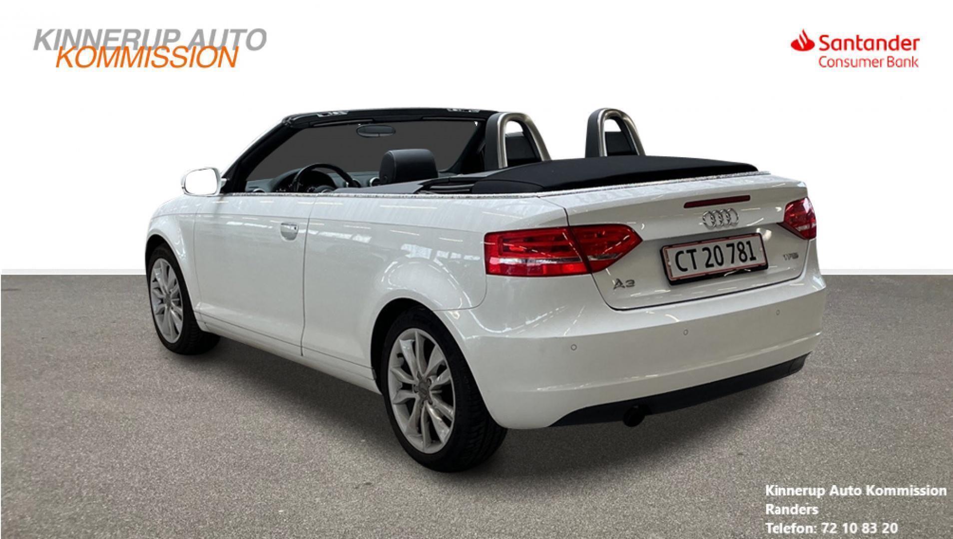 Hvid Audi A3 fra 2011