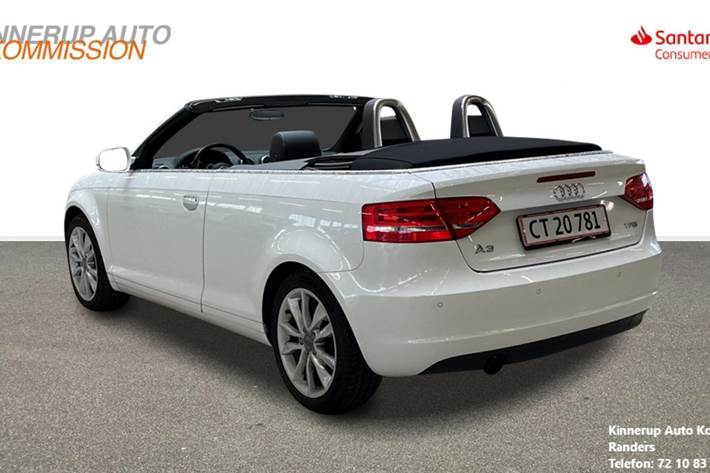 Hvid Audi A3 fra 2011