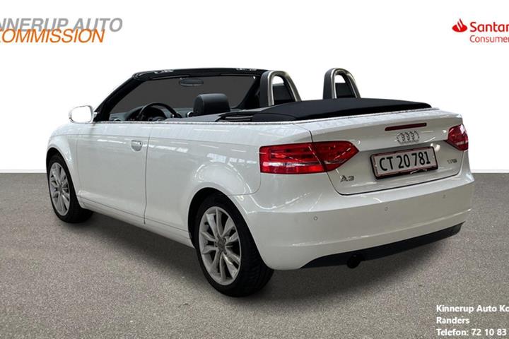 Hvid Audi A3 fra 2011