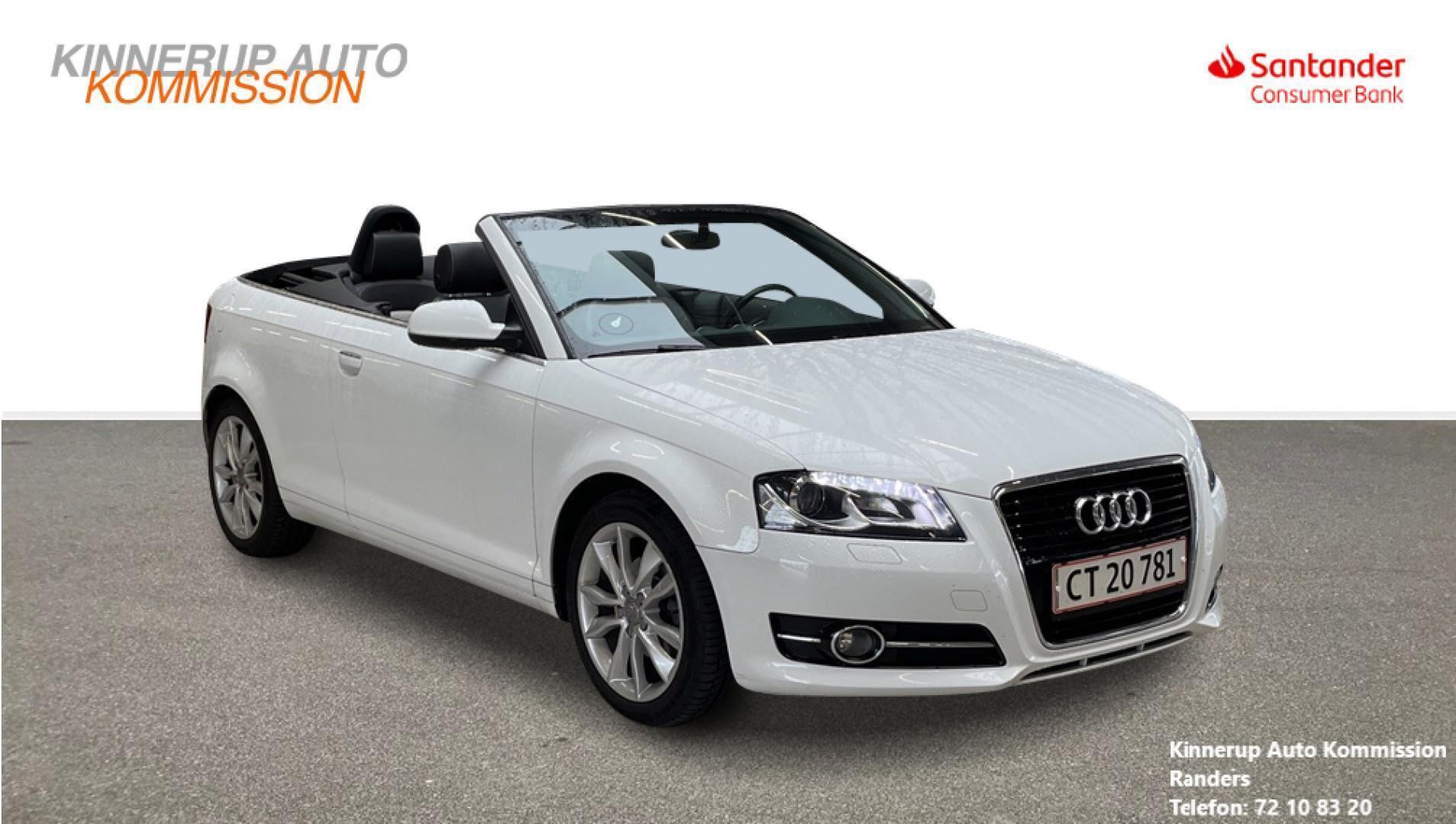 Hvid Audi A3 fra 2011