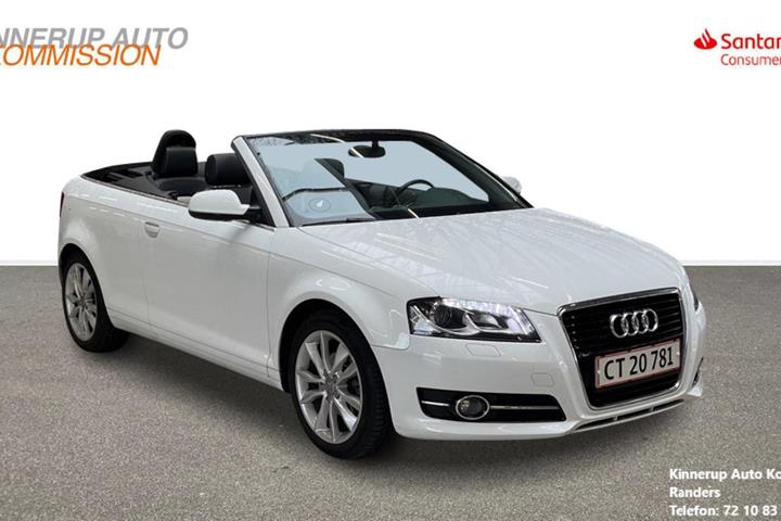 Hvid Audi A3 fra 2011