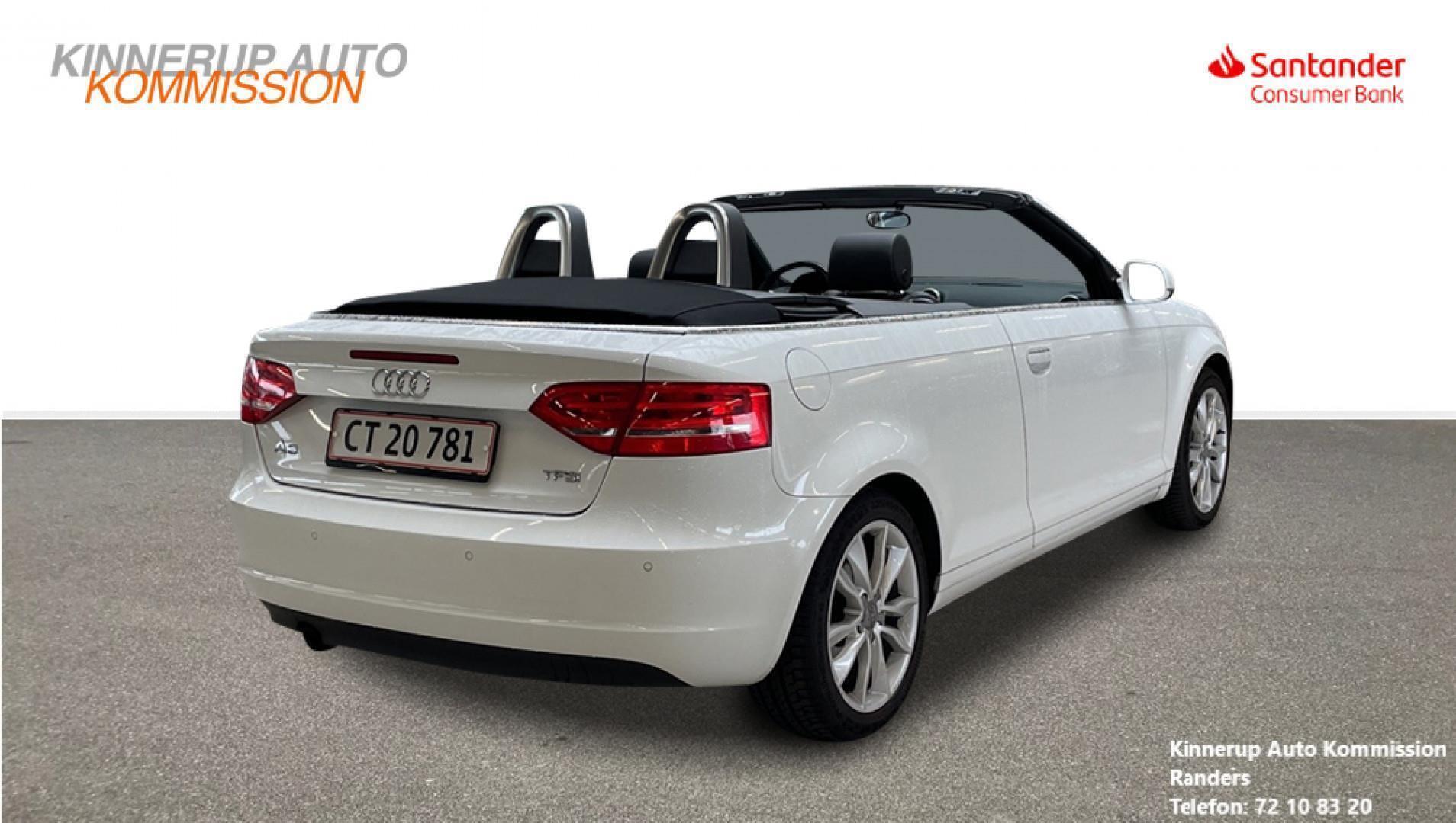 Hvid Audi A3 fra 2011