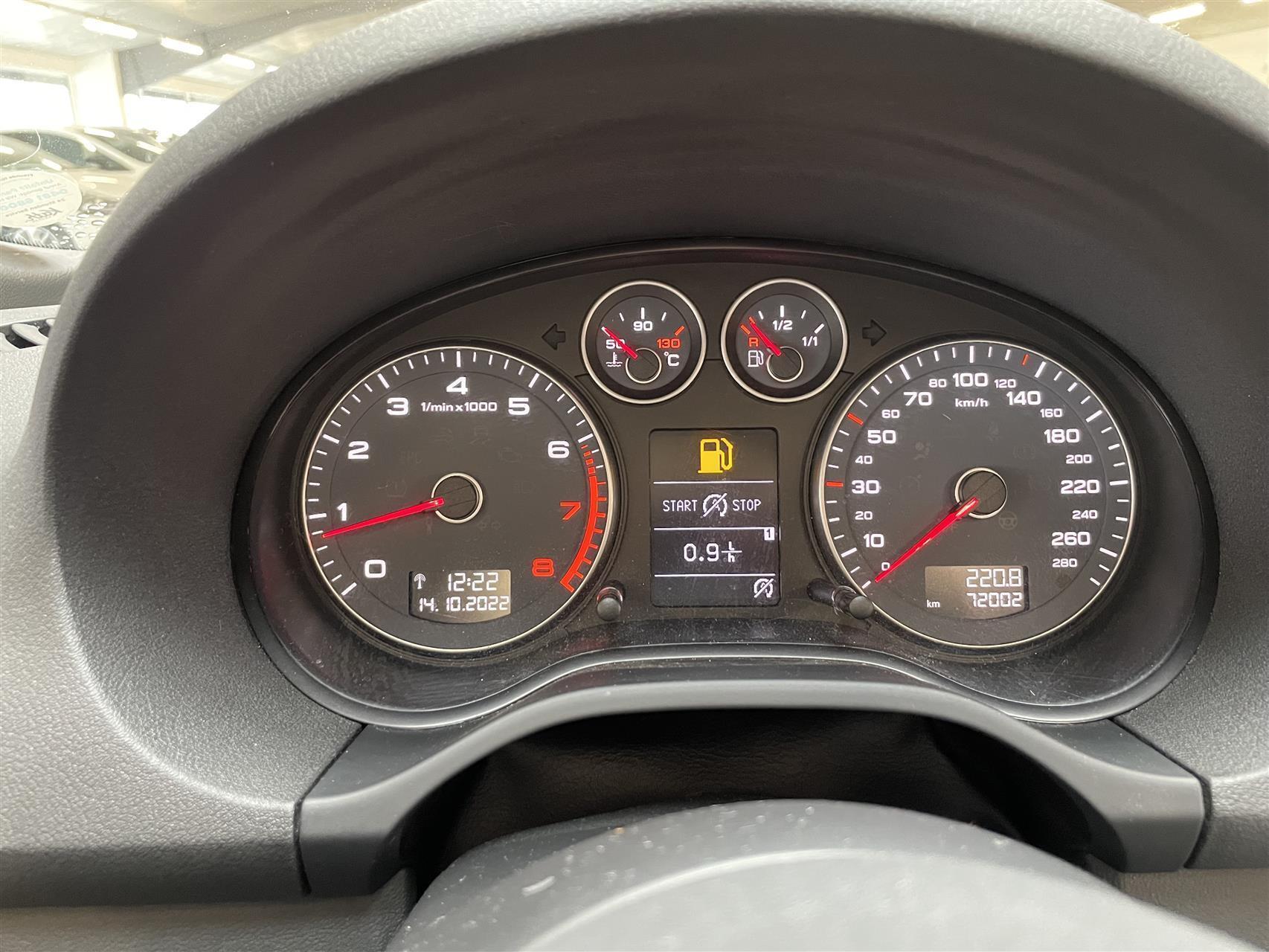 Hvid Audi A3 fra 2011