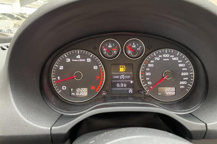 Hvid Audi A3 fra 2011