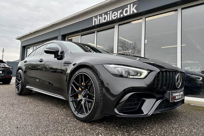 Grå Mercedes AMG GT 63 S fra 2019