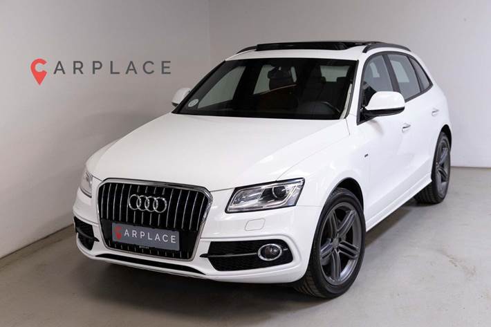 Hvid Audi Q5 fra 2017
