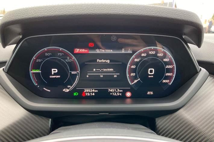 Grå Audi e-tron GT fra 2022