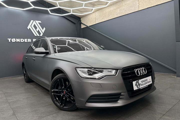 Grå Audi A6 fra 2014