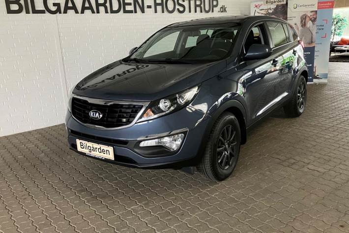 Blå Kia Sportage fra 2014