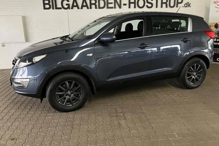 Blå Kia Sportage fra 2014