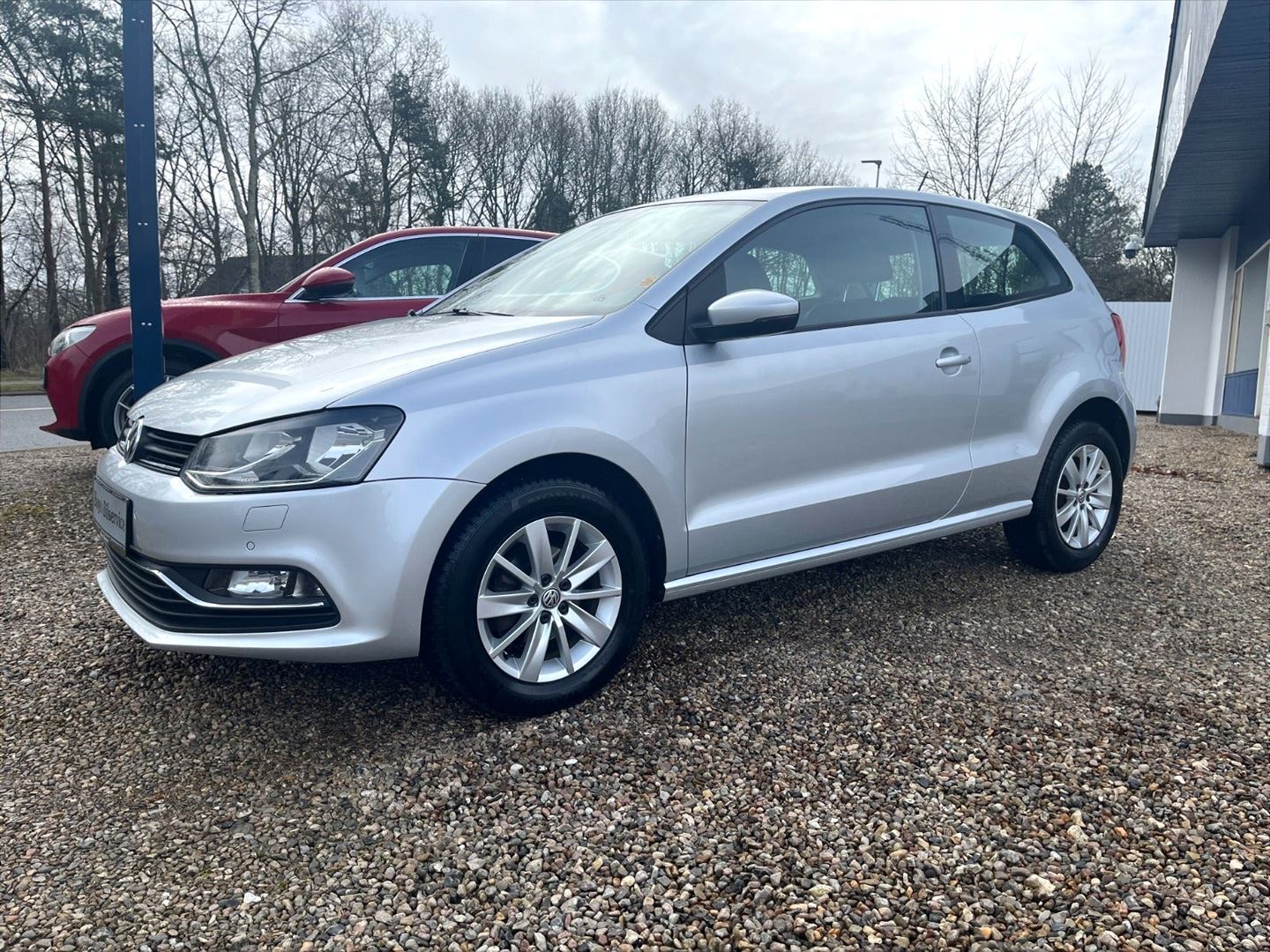 Sølv VW Polo fra 2016