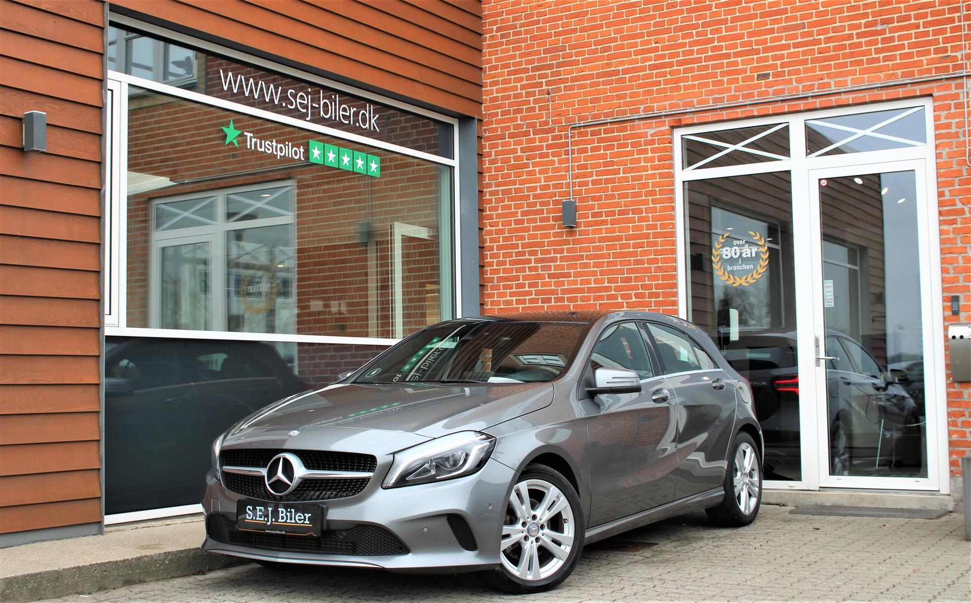 Grå Mercedes A200 d fra 2016