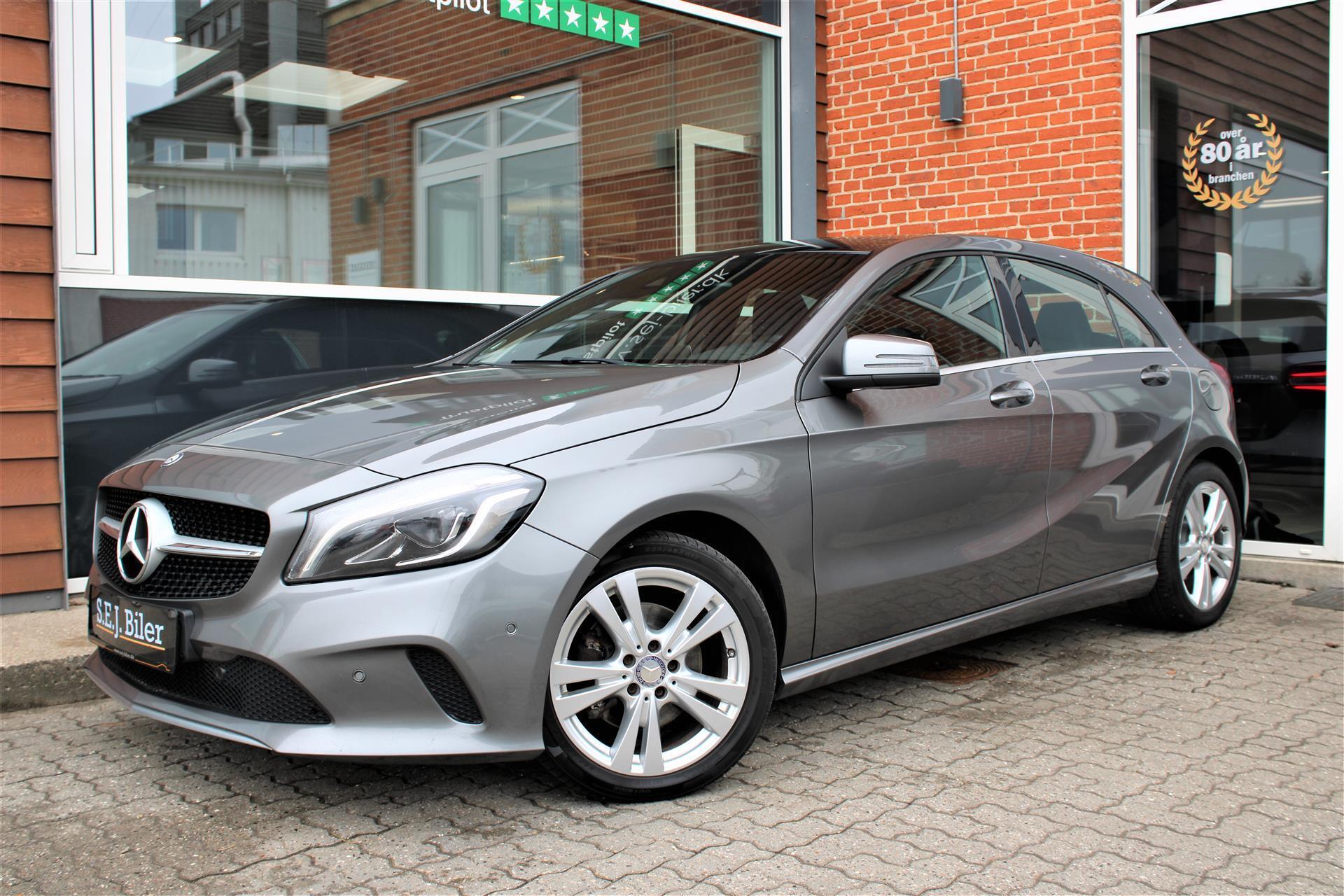 Grå Mercedes A200 d fra 2016