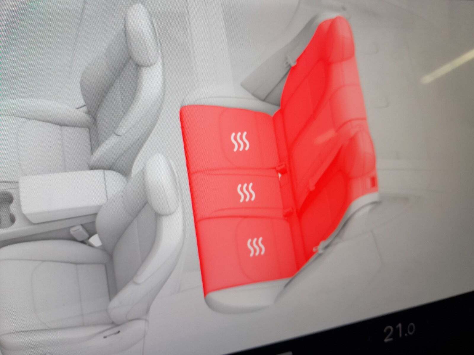 Grå Tesla Model 3 fra 2022