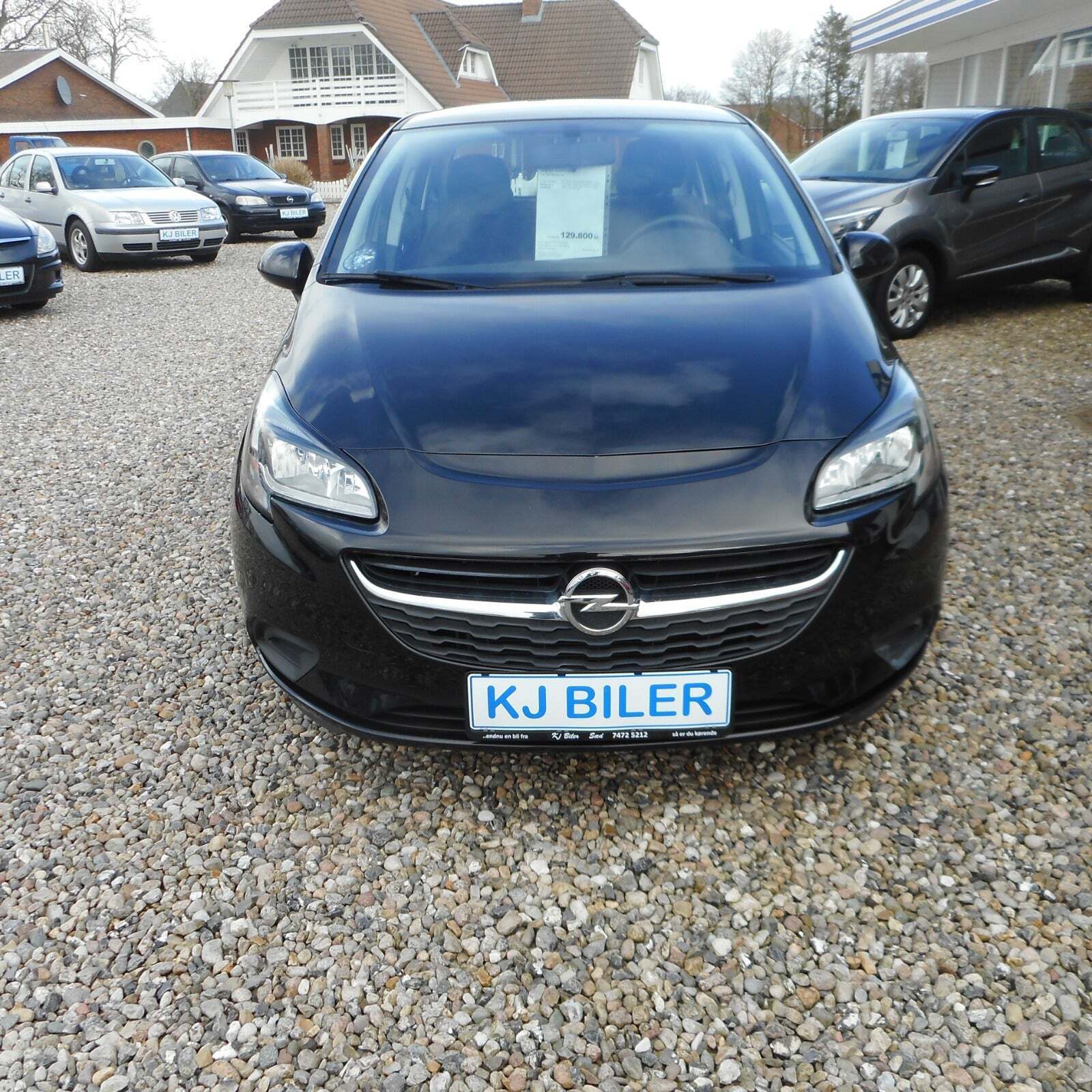 Sort Opel Corsa fra 2019