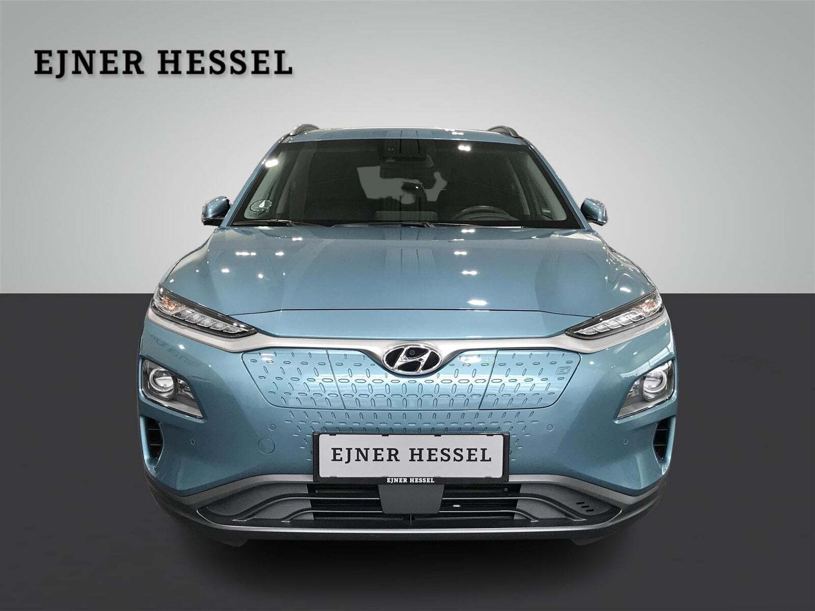 Blå Hyundai Kona fra 2020