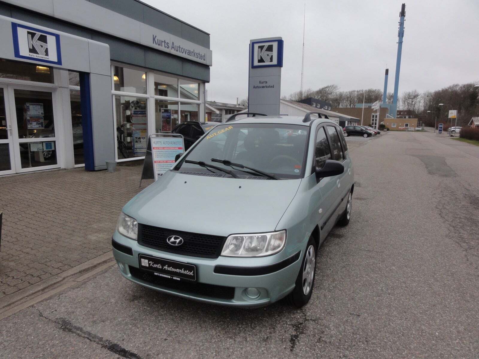Grøn Hyundai Matrix fra 2007