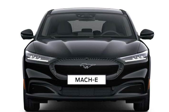 Grå Ford Mustang Mach-E fra 2023