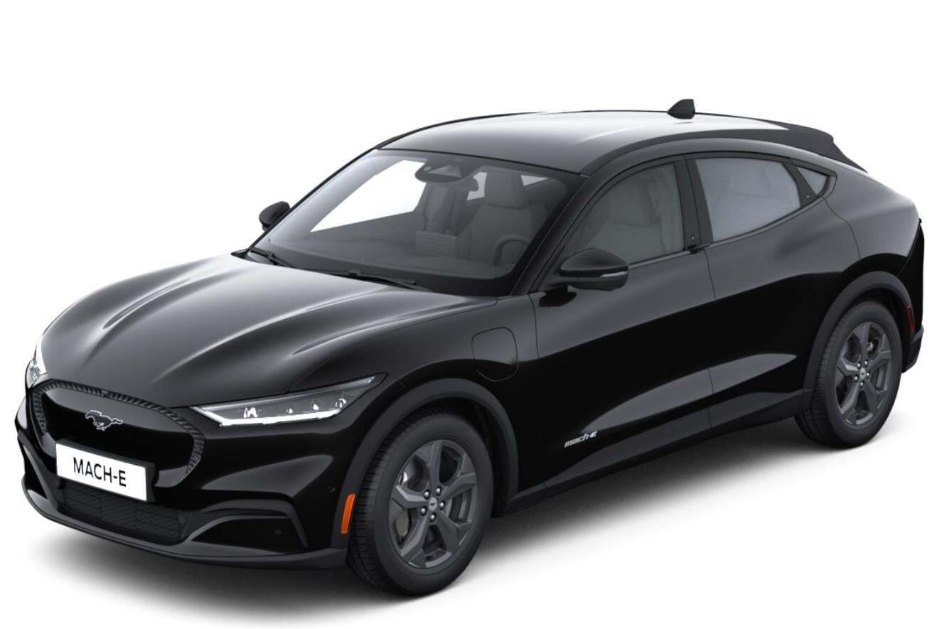 Grå Ford Mustang Mach-E fra 2023