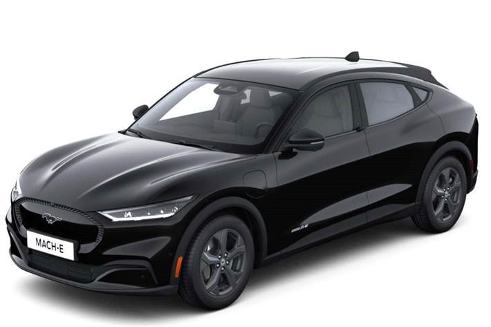 Grå Ford Mustang Mach-E fra 2023