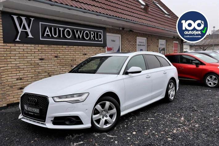 Hvid Audi A6 fra 2017