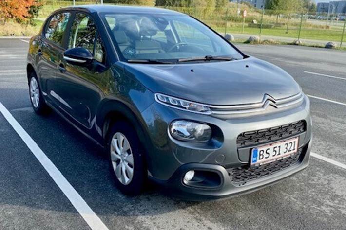 Grå Citroën C3 fra 2017