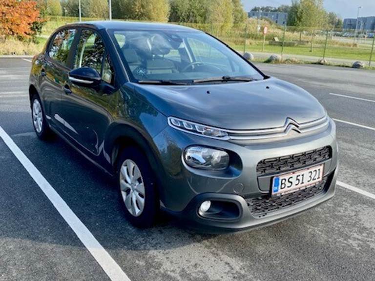 Citroën C3 1,6 BlueHDi 75 hk 4-dørs m. bagklap Man.