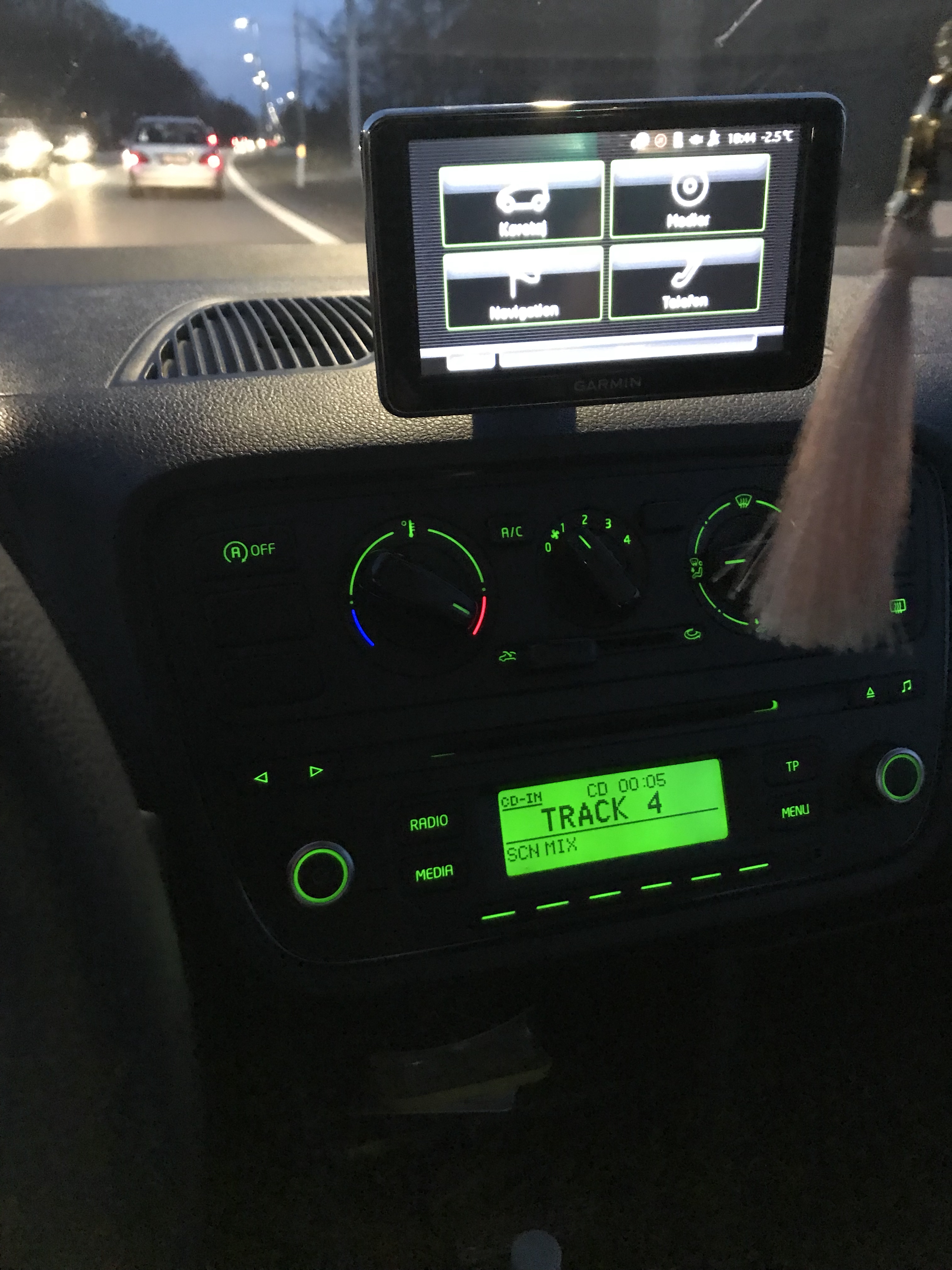 Rød Skoda Citigo fra 2016