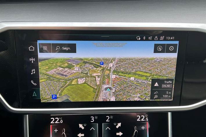 Grå Audi A6 fra 2021