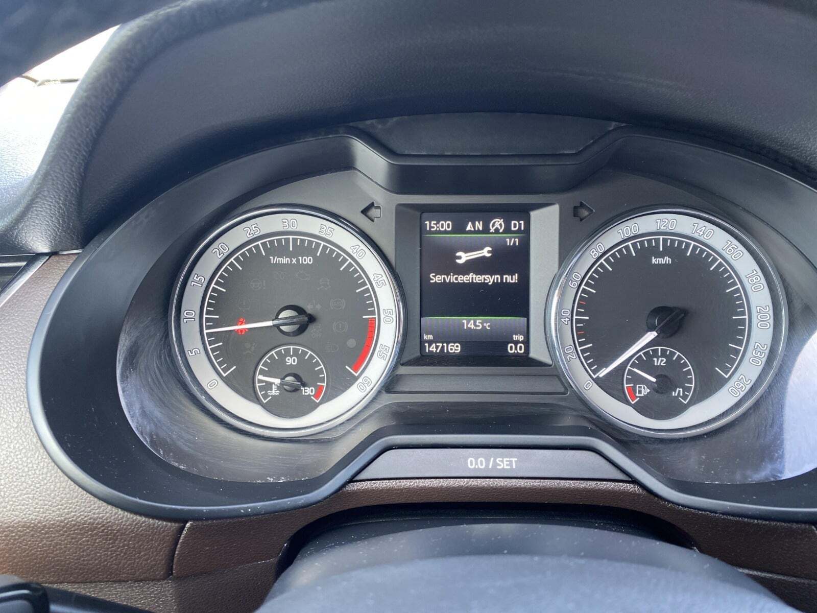 Sort Skoda Octavia fra 2018