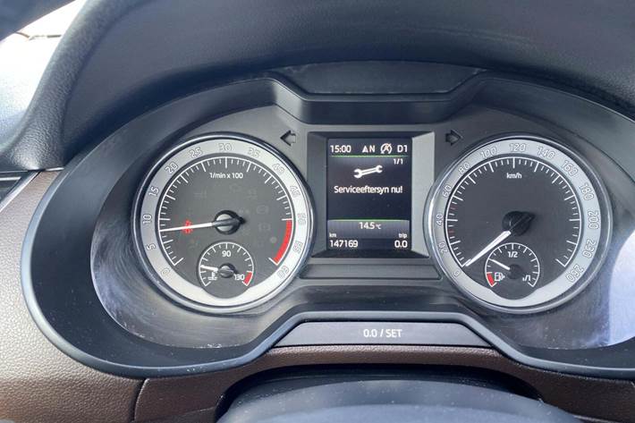 Sort Skoda Octavia fra 2018