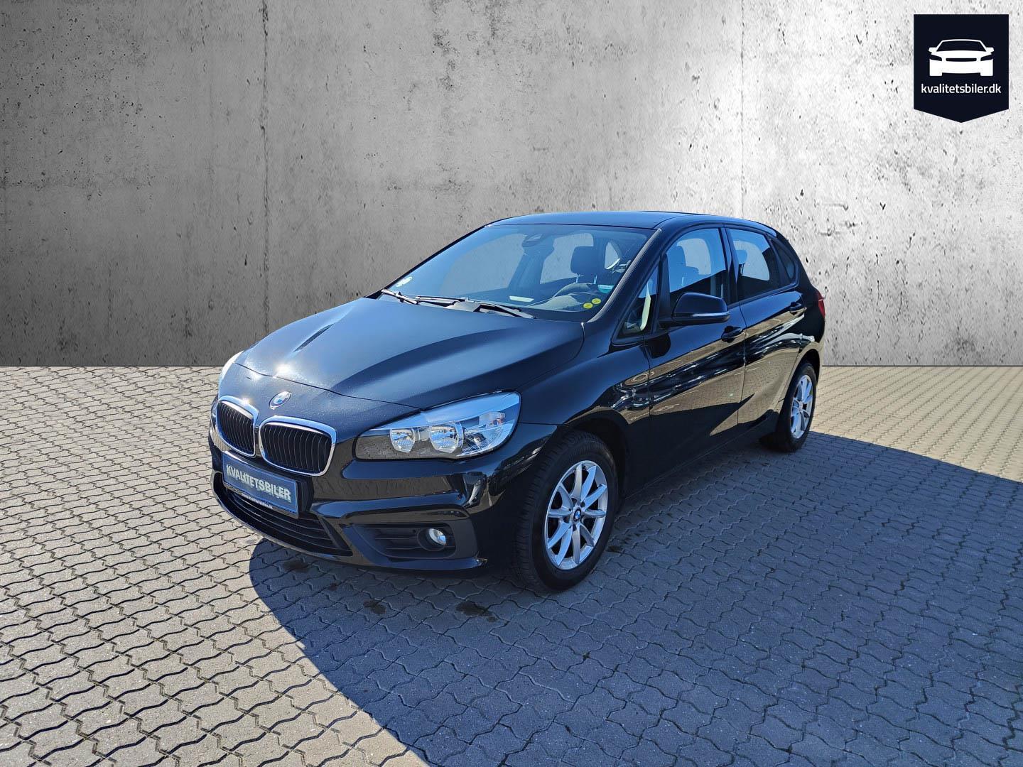 Sort BMW 218d fra 2016