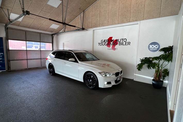 Hvid BMW 330d fra 2016