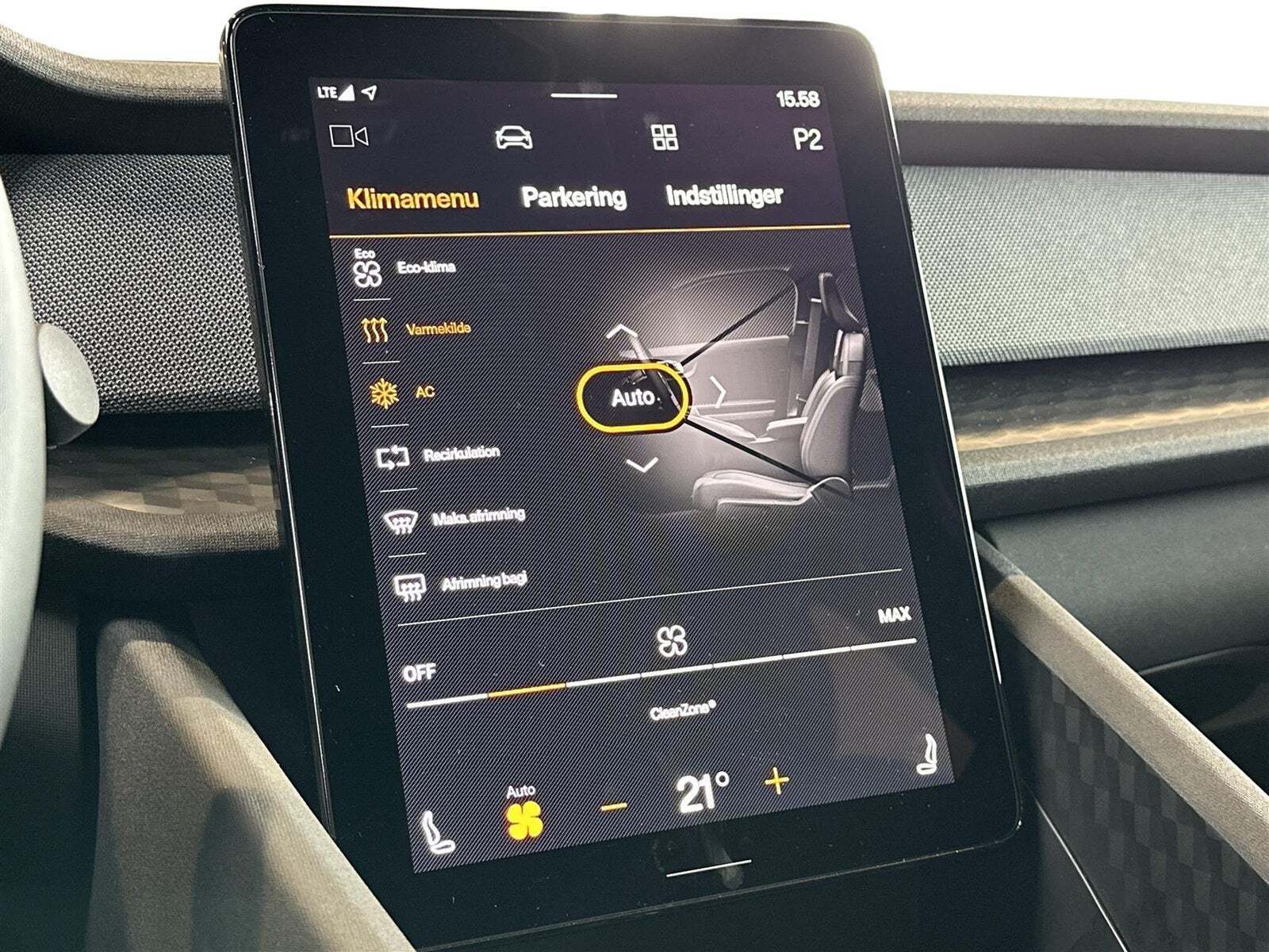 Grå Polestar 2 fra 2021