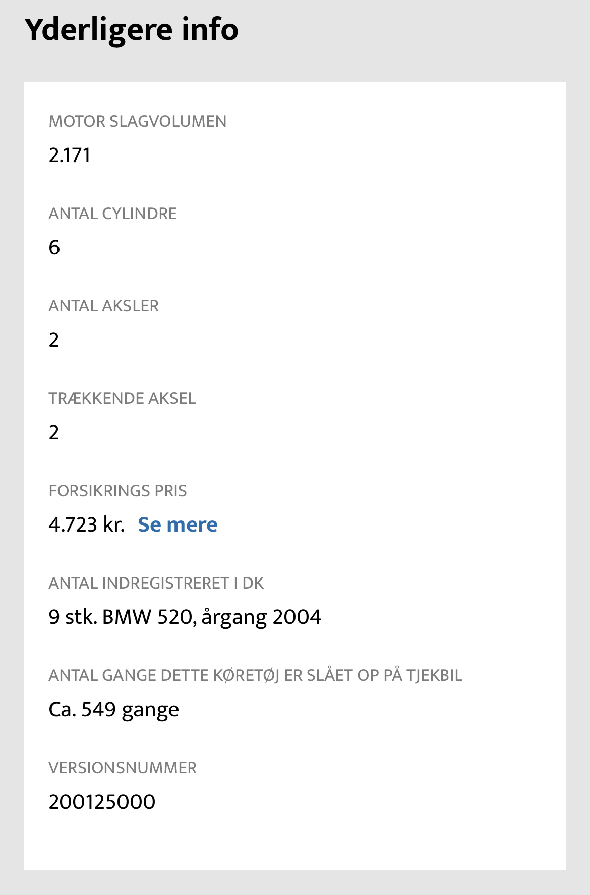 undefined BMW 520 fra 2004