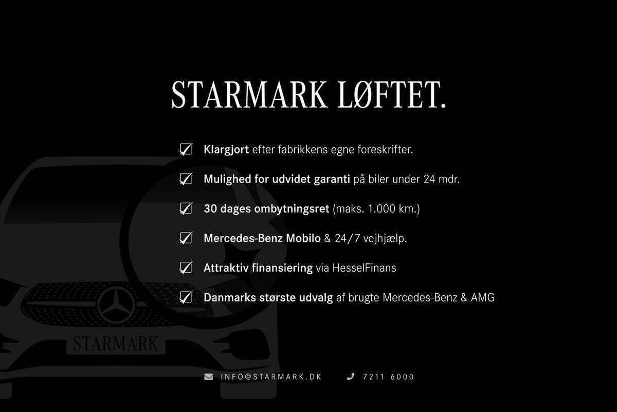 Blå Mercedes EQE350+ fra 2022