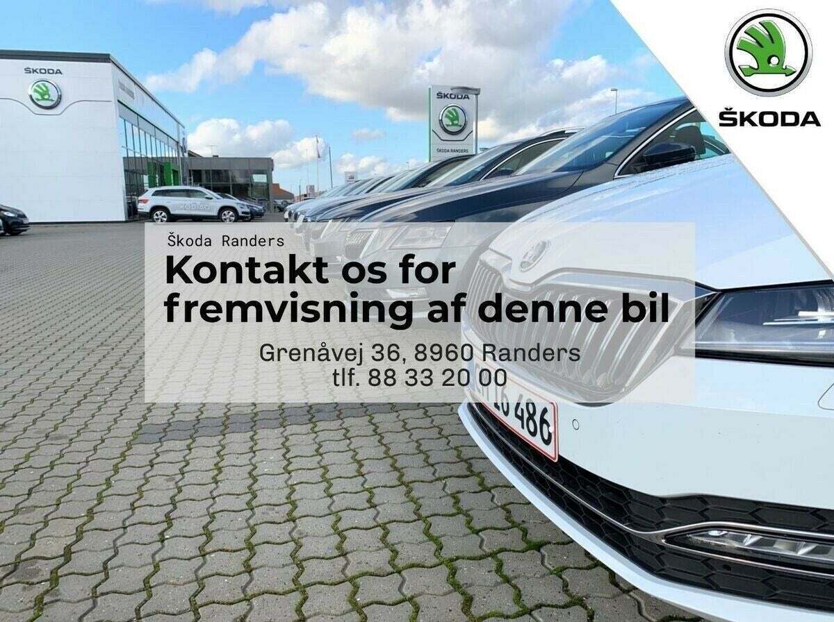Grå Skoda Enyaq fra 2023