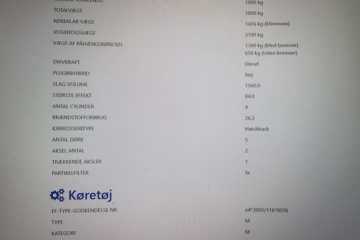 undefined Volvo V40 fra 2012