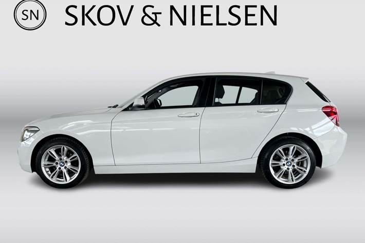 Hvid BMW 118d fra 2014