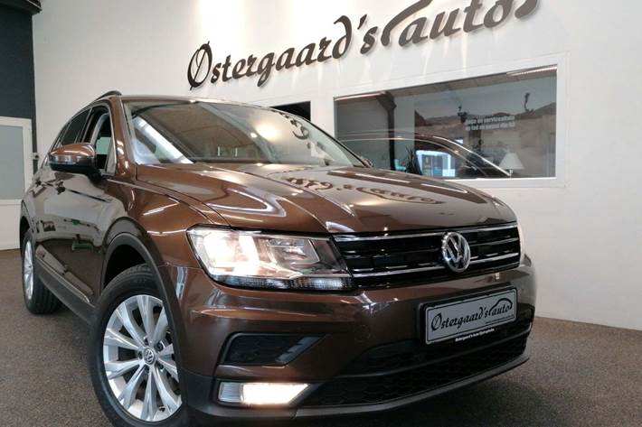 Brun VW Tiguan fra 2017